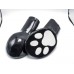 (DM8271)100% natural latex Pure handmade rubber second skin latex paw bondage dog pup gear slave gloves fetish wear